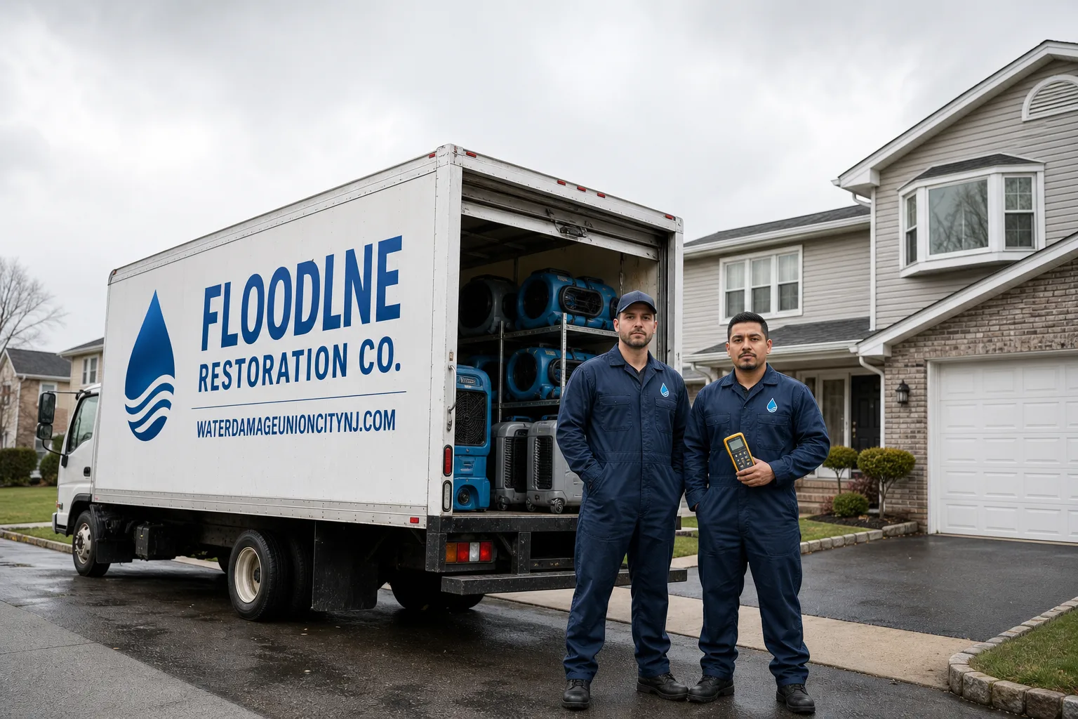 Floodline Restoration Co. damage restoration team
